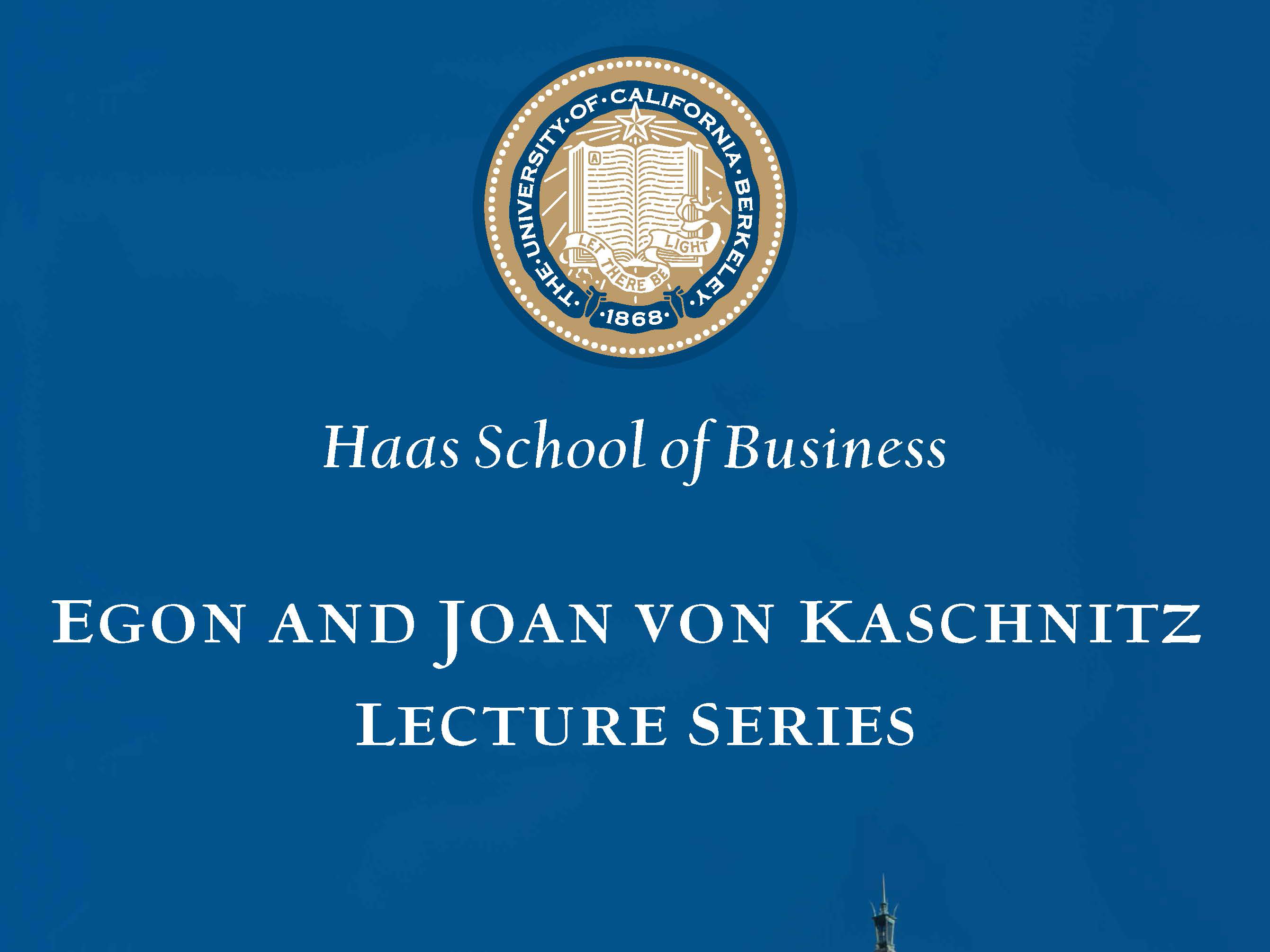 The Egon and Joan von Kaschnitz Lecture Series